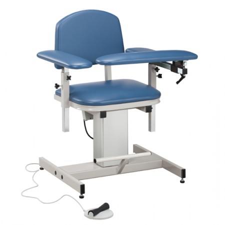 Clinton 6341 Power Blood Drawing Chair with Padded Arms