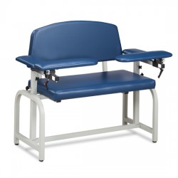 Clinton 66000 X-Wide Blood Drawing Chair with Padded Arms
