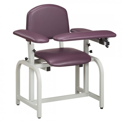 Clinton 66010 Blood Drawing Chair with Padded Arms, Lab X Series