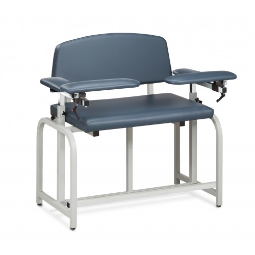 Clinton 66099B Bariatric Blood Drawing Chair with Padded Arms