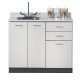 Clinton 42" Cabinet Gray with Sink
